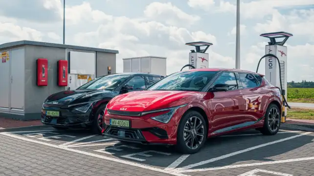 Kia Charge Kia Connect ładowanie aut elektrycznych ładowanie samochodu elektrycznego sieć ładowania IONITY elektromobilność Kia elektryczna EV3 EV4 EV5 EV6 EV9